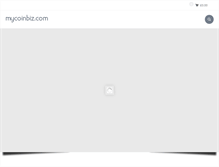 Tablet Screenshot of mycoinbiz.com